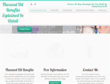 Tablet Screenshot of flaxseed-oil-benefits.com